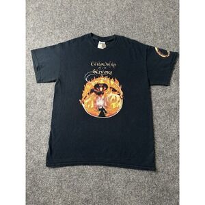 Mens Lord of the Rings Fellowship Of The Ring Movie T Shirt, Size M